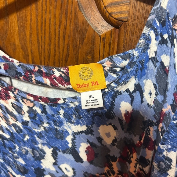 Ruby Rd. Multicolor Abstract Dress - Picture 3 of 3